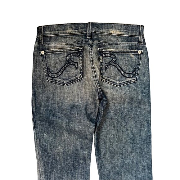 Rock & Republic Blue Denim Skinny Jeans Women's Size 25 - Picture 1 of 7